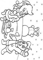 kolorowanki Gumisie - obrazek Disney do wydruku, Sani i Kabi numer  16